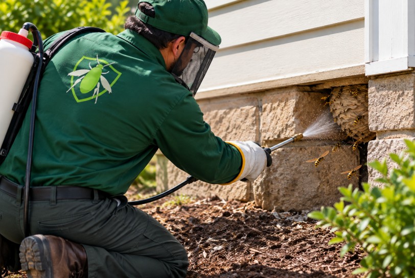greensboro insect expert treating yellow jacket