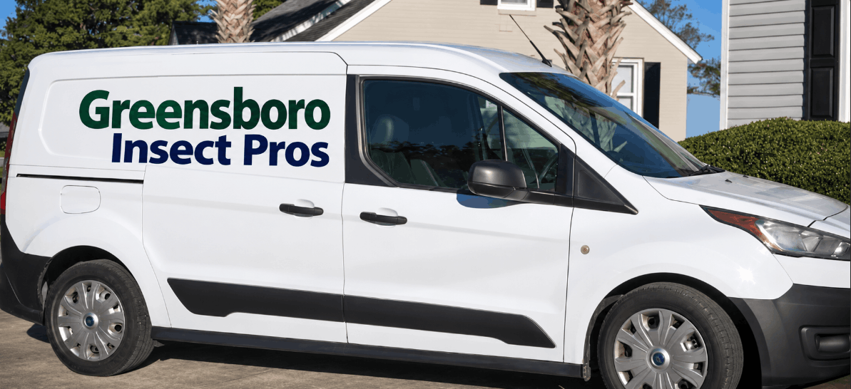 greensboro insect pros van fully stocked
